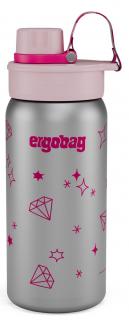 Ergobag Trinkflasche Glitzer rosa Edelstahl isolierend