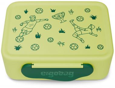 Essensbox hellgrün Fußball Trennfach Ergobag
