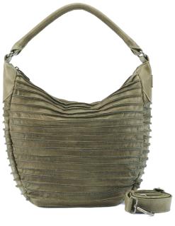 FREDsBRUDER Ledertasche Riffeltier S Olive Green Hobo