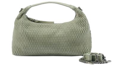 FREDsBRUDER Ledertasche Small Soft Cut Leaf Hellgrün