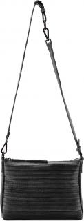 FREDsBRUDER Schultertasche Layer Crossbag schwarz Leder