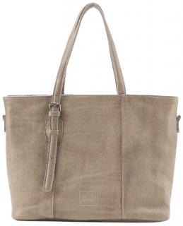 FREDsBRUDER Wendetasche Spring cloudy Leder 2in1 taupe