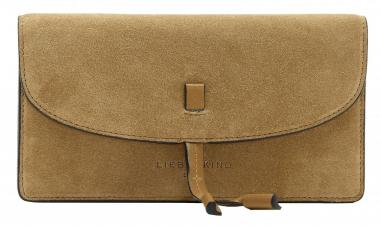 Fab Suede Slam Brieftasche Sepia Liebeskind Berlin RFID Schutz beige braun