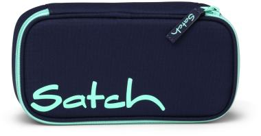 Federmappe Satch Pencil Box Ocean Mint dunkelblau türkis Geodreieck