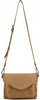 Flechttasche braun Velour Materialmix braun FREDsBRUDER Natural Flow Caramel