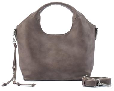 FredsBruder Kurzgrifftasche in Beutelform Mini Stay with me Muddy Khaki Brown