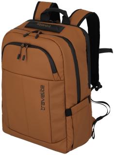 Freizeitrucksack orangebraun Travelite Briize Backpack M Curry beschichtet