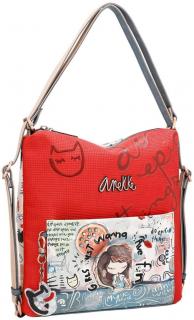 Fun and Music Taschenrucksack Anekke Rot Printdekor