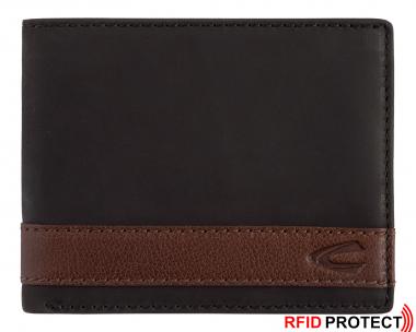 Geldbörse Herren camel active Taipeh matt schwarz braun RFID