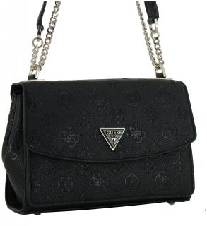 Guess Cresidia II Abendtasche schwarz Logoprägung