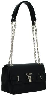 Guess Yesba Convertible Xbody Flap Abendtasche Kettenhenkel schwarz