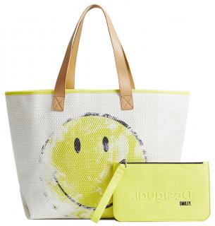 Gute Laune Shopper Desigual Smile is Better Namibia Gelb