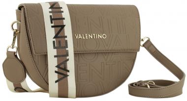 Halbmondtasche zweigeteilt Mario Valentino Pansy taupe Prägung