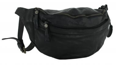 Harbour 2nd Urban Poets Kendall Fanny Bag schwarz Vintage Leder