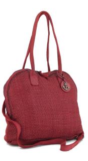 Harbour2nd Audrey Schultertasche Soft Weaving 2 Chili Red Flecht