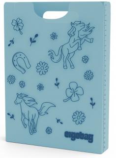 Hefteordner Ergobag Folderbox Pferd hellblau