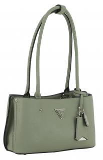 Henkeltasche Guess Meridian Sage salbeigrün Ziernieten