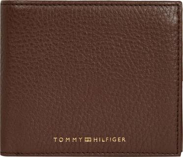 Herren Geldbörse Premium Leather Tommy Hilfiger CC Flap and Coin Brown