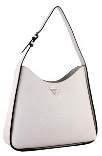 Hobotasche Guess Keandra Logoprägung Stone zartrosa Innentasche
