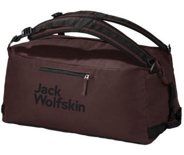 Jack Wolfskin SporttascheTraveltopia Duffle 45 Liter Backpackfunktion Cordovan Red nachhaltig
