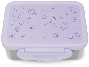 Jausenbox Edelstahl lila Schmetterling Ergobag