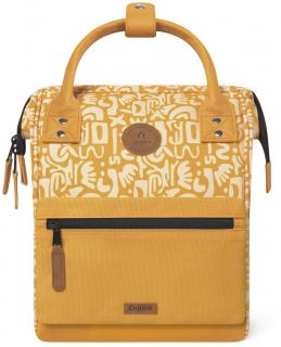 Jugendrucksack gelb gemustert Cabaia Adventurer Small Setif Wechselpouch