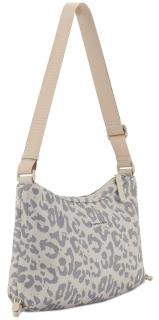 Kapten und Son Skara Small Beuteltausche Perlon Leopard Beige
