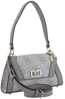 Karnilla Logo Flap Shoulder Bag Überschlagtasche Guess Dark Taupe