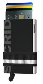 Kartenetui Cardslide Set RFID-Schutz Monochrome Secrid schwarz