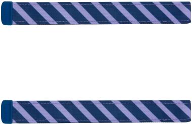 Klettbänder blau gestreift Satch Pack Swaps Stripe Blue