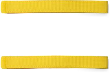 Klettbänder knalliges Gelb Satch Swaps individuell Schultasche