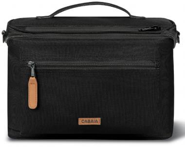 Kosmetiktasche Cabaia Molle Berlin schwarz Lavendel Fronttasche