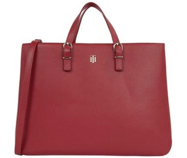Kurzgrifftasche Tommy Hilfiger Timeless Work Bag Rouge Rot