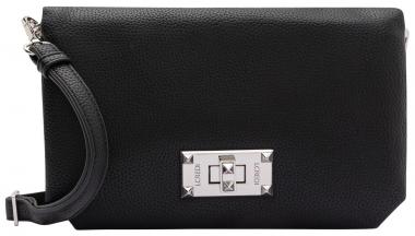 L.Credi Damen Handtasche Obuna klassisch Schwarz 