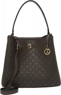 L.Credi Handtasche Prägung Filiberta Braun Vegan