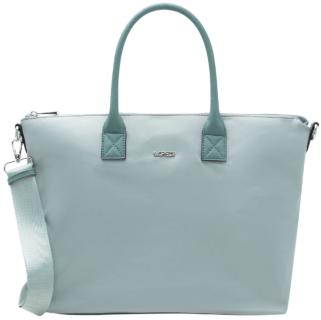 L.Credi Kurzgrifftasche Türkis vegan Pura Nylon mint blue