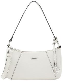 L.Credi schmale Umhängetasche hellgrau Michaela vegan