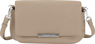 Lammleder Überschlagtasche Les Visionnaire Nila Cappuccino Beige