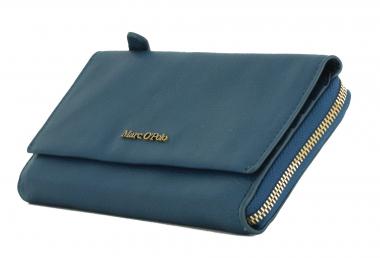 Ledergeldbeutel Marc OPolo Inja Petrol Zip Überschlag