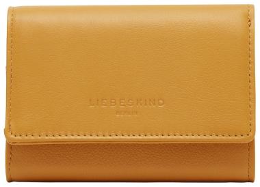 Ledergeldbeutel Nora Purse L Dotty Yellow gelb Überschlag Liebeskind