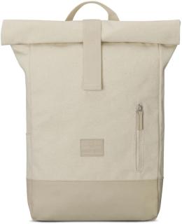 Leinenlook Daypack Cream Adam Medium Johnny Urban waterresistant vegane Details