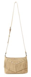 Les Visionnaires Fransentasche Chain Cozy Boho Soft Tan beige