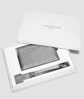 Liebeskind Geschenkset Bundle2 Geldbörse Fiona Sling silber