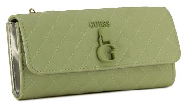 Light Lime Überschlagbörse Guess Rue Rose Etui herausnehmbar pastell gelb