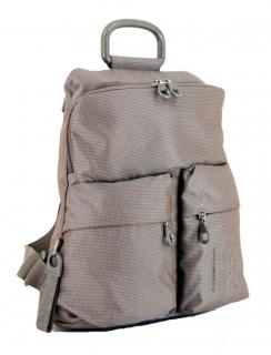 MD20 Backpack Mandarina Duck Damenrucksack Taupe metallic