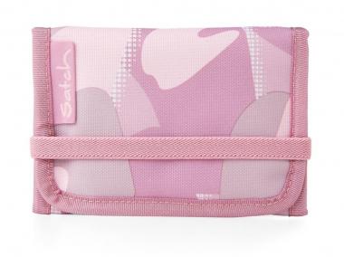 Mädchengeldtasche Satch Wallet Heartbreaker rosa Camouflage
