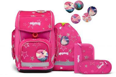 Mädchenrucksack Grundschule Ergobag Cubo SternzauBär knallpink