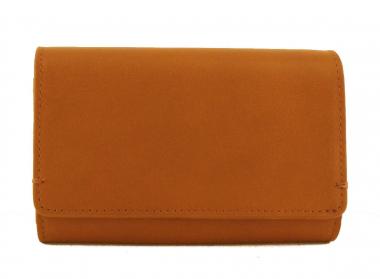 Marc`O Polo Portmonee Überschlag Leder Cognac