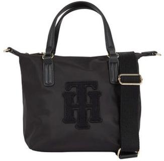 Mini Beuteltasche Tommy Hilfiger Poppy Small Tote Applique Black