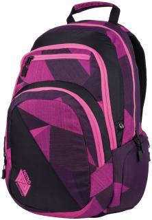 NITRO Schulrucksack Stash 29 Fragments Purple Isolierfach